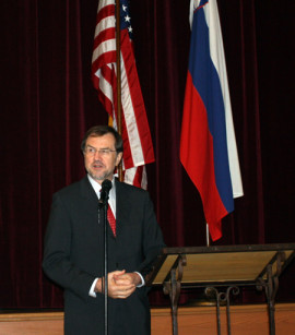 Lojze Peterle v Clevelandu