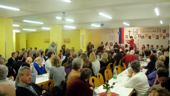 Dvorana v Frankfurtu je bila polna
