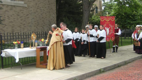 Telovska procesija pri Mariji Vnebovzeti