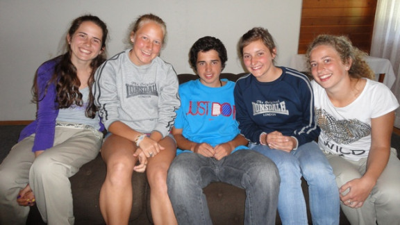 Lučka, Mikaela, Goran, Uršula, Ani - maturantje iz Argentine