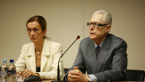 Barbara Brezigar in Lovro Šturm