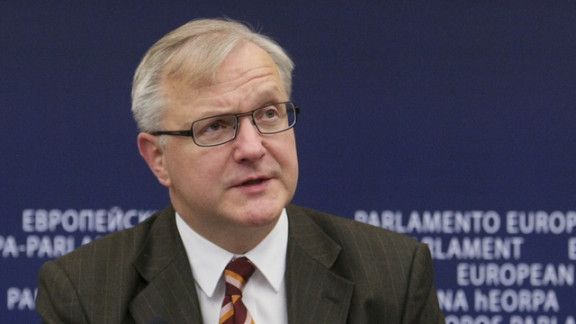 Evropski komisar za denarne in gospodarske zadeve Olli Rehn; foto: Evropska komisija