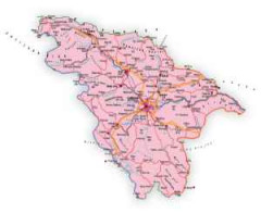 Zemljevid ljubljanske nadškofije