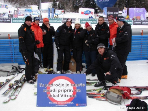 Pokal Vitranc 2010, Ekipa za pripravo proge