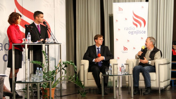 Miro Cerar in Bogdan Žorž