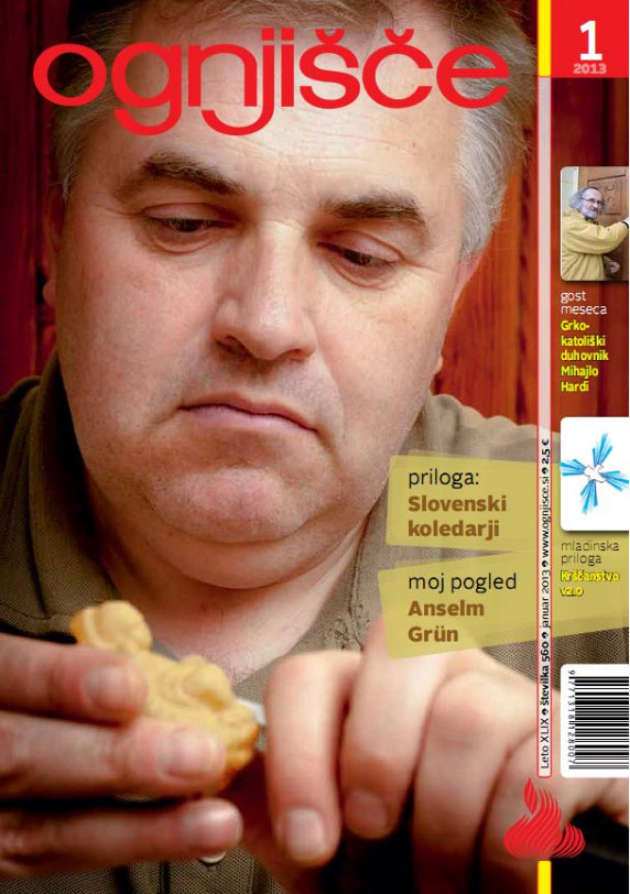 Naslovnica Ognjišča januar 2013