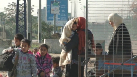 Kontrolna točka med Izraelom in Gazo