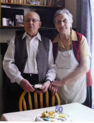 Srečko in Beti Tušar ob 50-letnici poroke, 3. marca 2012