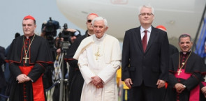Papež in hrvaški predsednik
