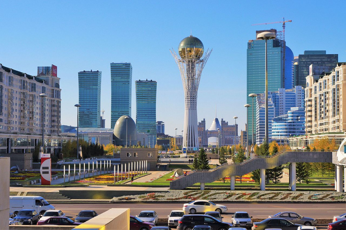 Poslovna četrt glavnega mesta Kazahstana