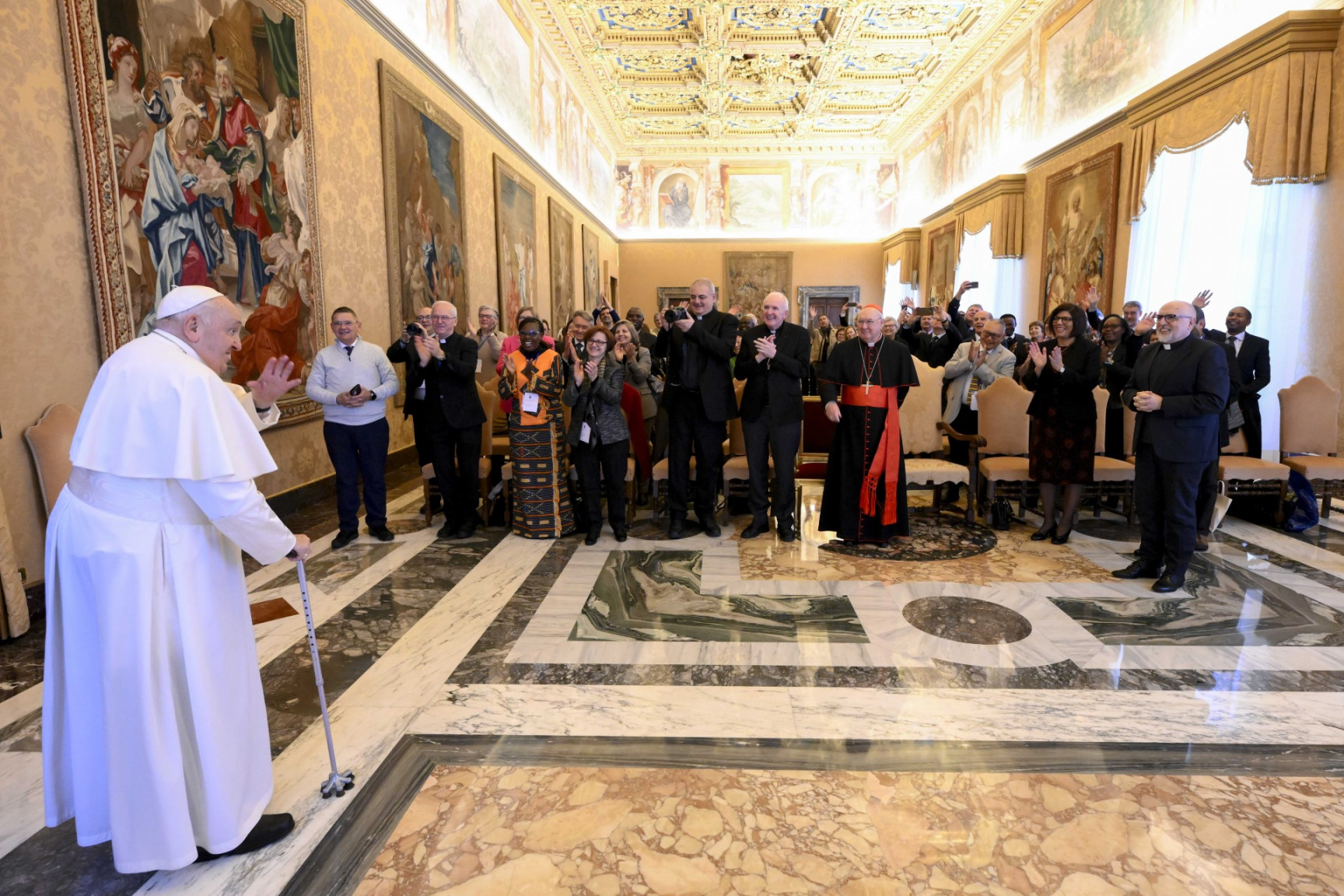 Papež pozdravlja fokolarine