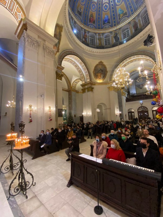 Verniki zbrani v Kijevu na ekumenski molitvi za mir