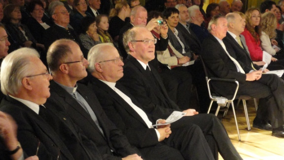Jože Kopeinig, Janko Krištof, škof Glavan, škof Schwartz, minister Žmavc in Valentin Inzko