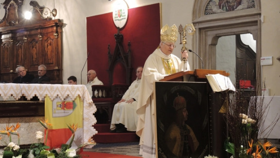 Škof Glavan - začetek praznovanja 10. obletnice Novomeške škofije