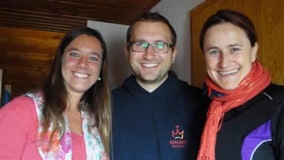 Marjana, Benjamin in Irena so se udeležili Višarskih dnevov mladih 2015