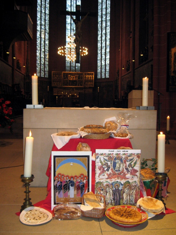 Daritveni oltar v cesarski stolnici v Frankfurtu