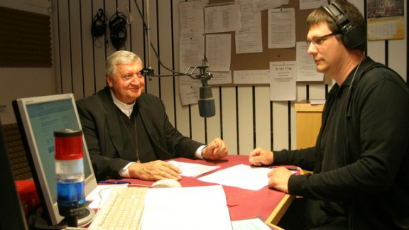 Nadškof Alojz Uran in Matjaž Merljak