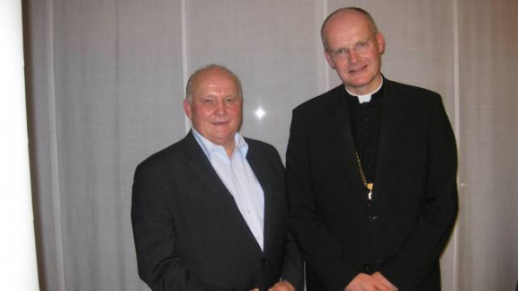 Essenski škof dr. F.-J. Overbeck in Rudi Zdovc
