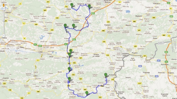 Kolesarska pot od Brinjeve gore do Olimja