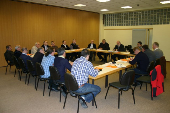 Udeleženci pastoralnega sestanka Zveze Slovenskih izseljenskih duhovnikov v Clairefontainu