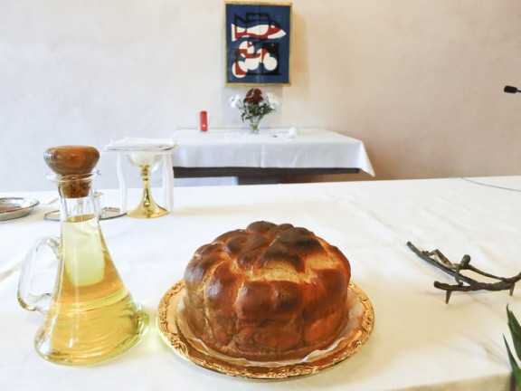 Darova kruha in vina v zahvalo ob Zvonetovi 30 letnici duhovništva v Malmö