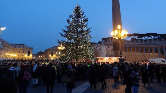 Božično drevo v Vatikanu