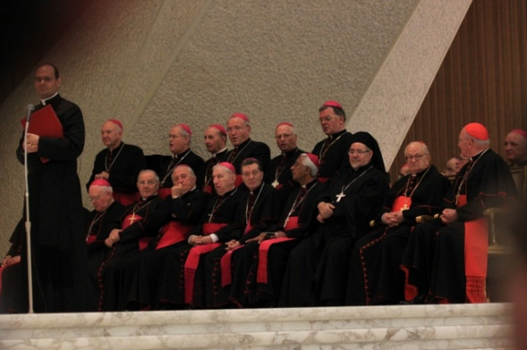 Slovenski škofje pri papežu