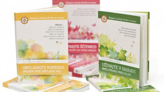 Le nekaj knjig iz bogate ponudbe knjig, ki jih izdajajo pri projektu Skupaj za zdravje človeka in narave