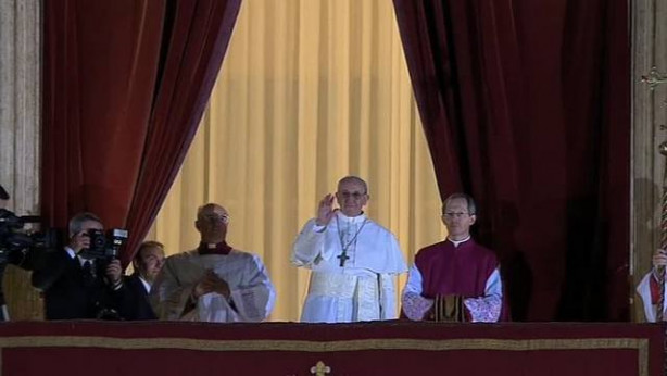 Prvi pozdrav papeža Frančiška