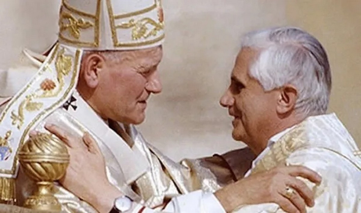 Sv. Janez Pavel II. in kardinal Ratzinger