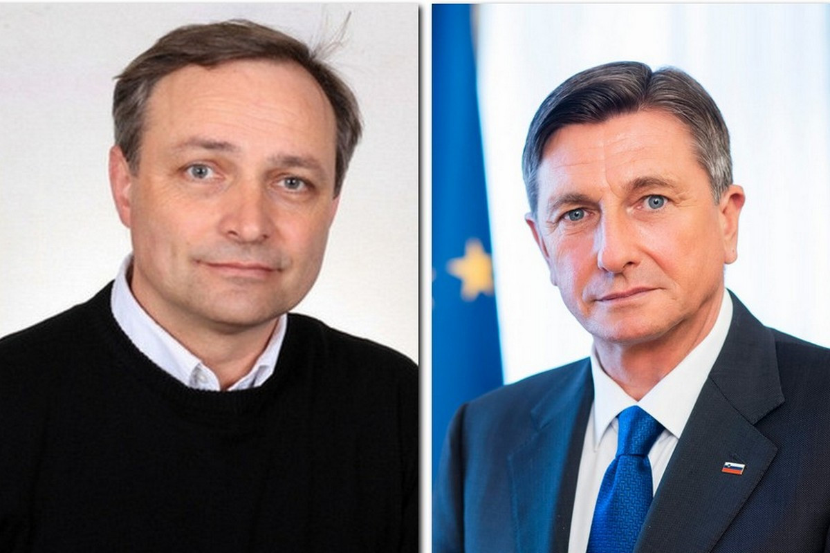p. Branko Cestnik in predsednik Borut Pahor