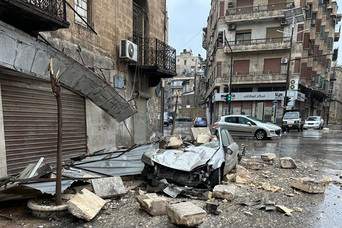 Posledice potresa v Siriji