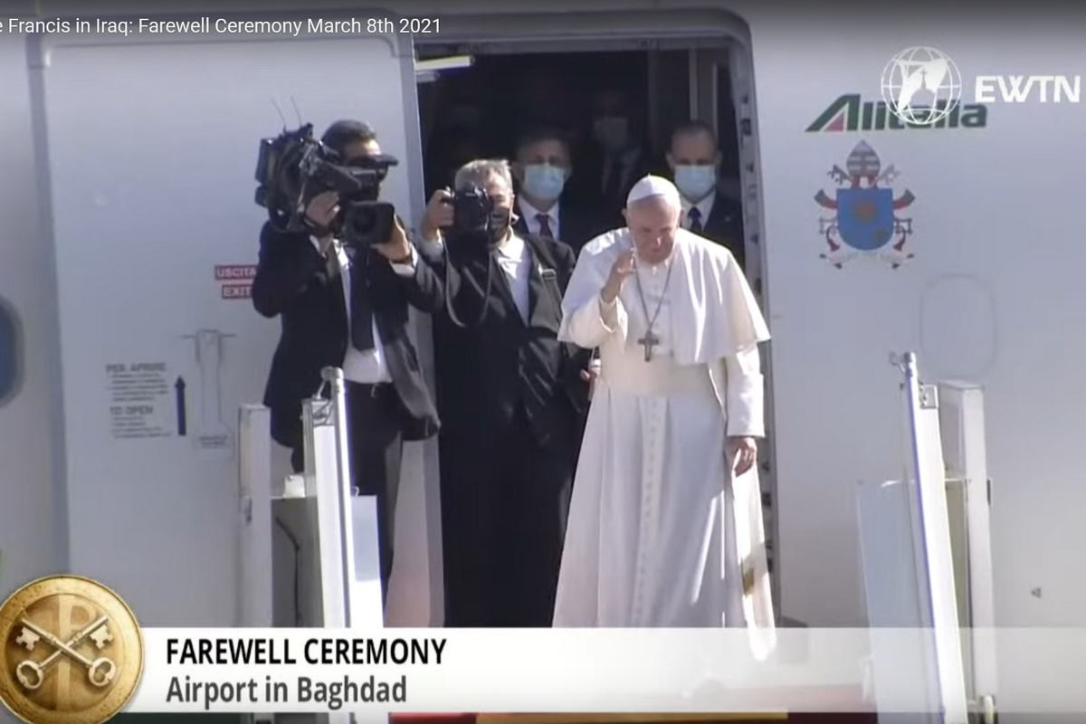 Papež zaključuje svoj obisk v Iraku