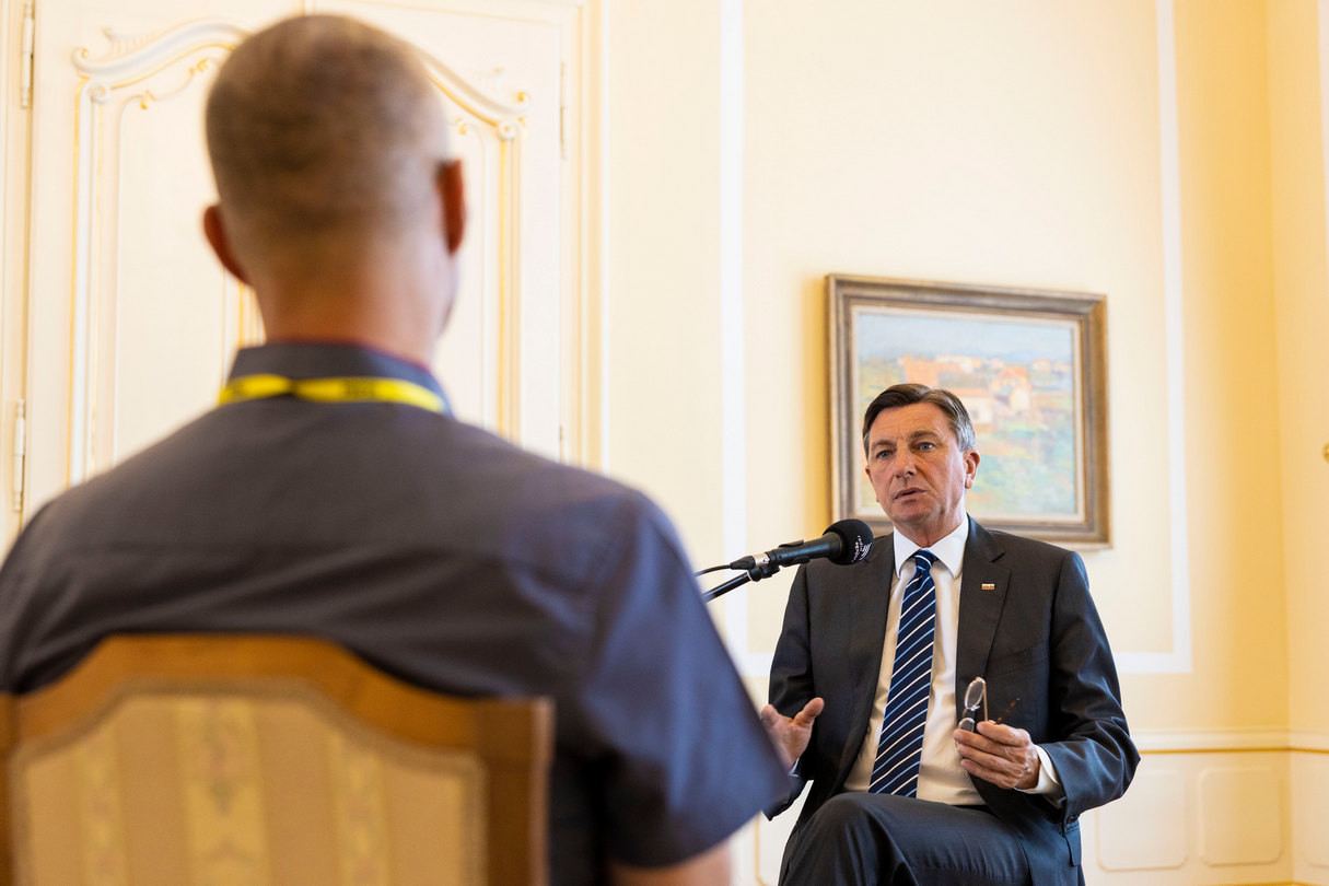 Pogovor s predsednikom Republike Slovenije Borutom Pahorjem
