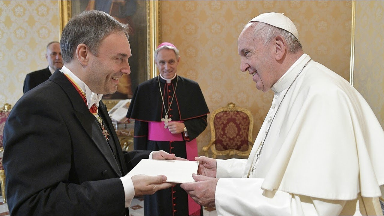 Veleposlanik Jakob Štunf pri papežu Frančišku