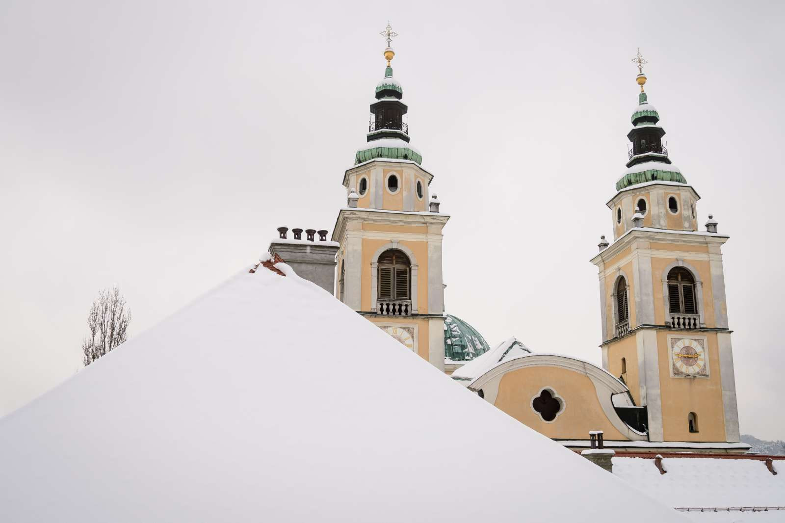 Pogled na ljubljansko stolnico