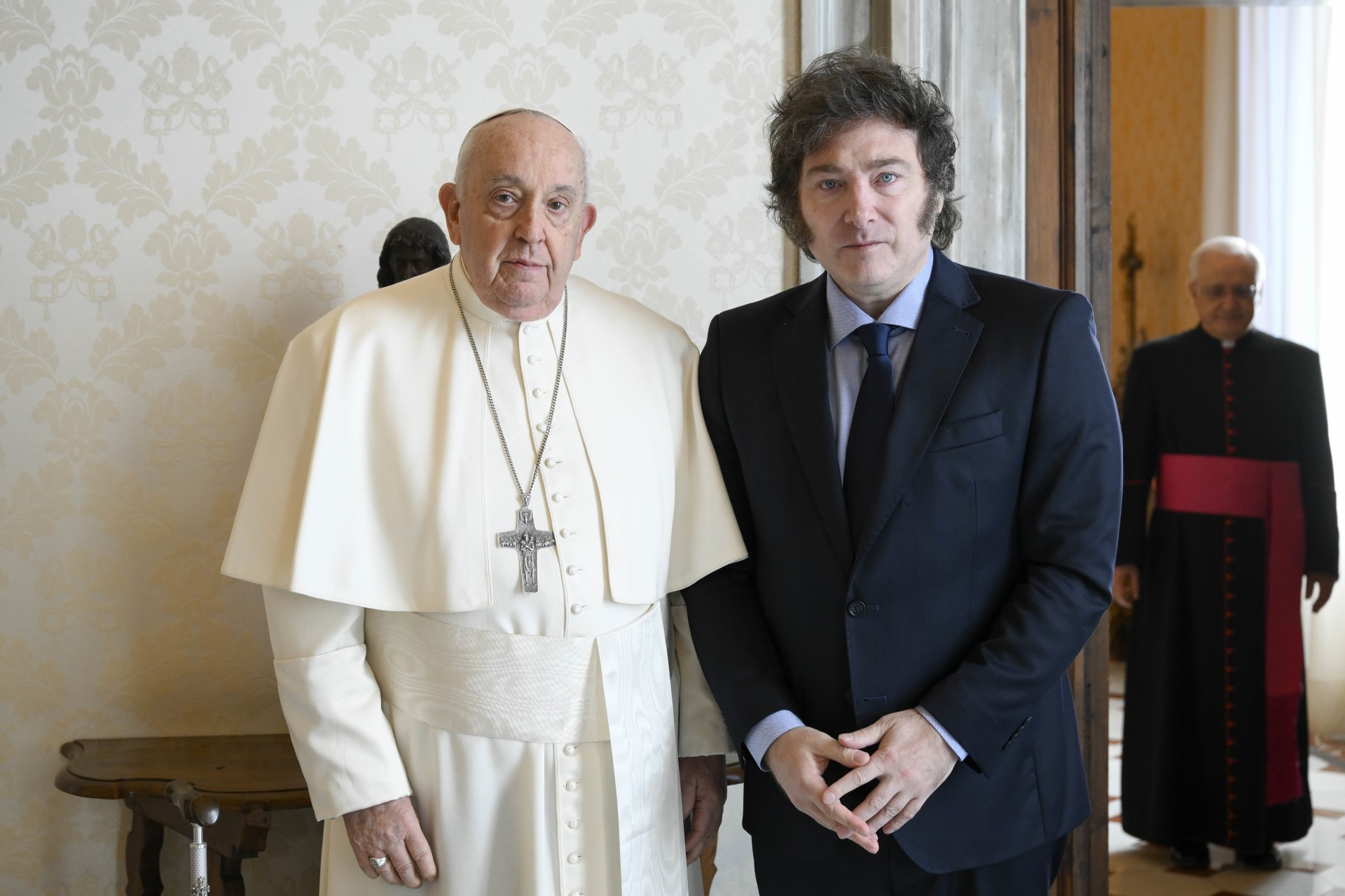 Papež Frančišek in Javier Gerard Milei