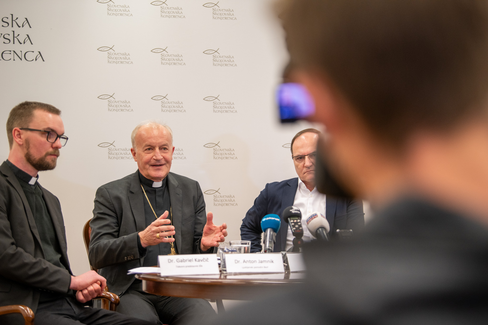 Predsednik Koordinacije katoliških medijev pri SŠK, ljubljanski pomožni škof Anton Jamnik