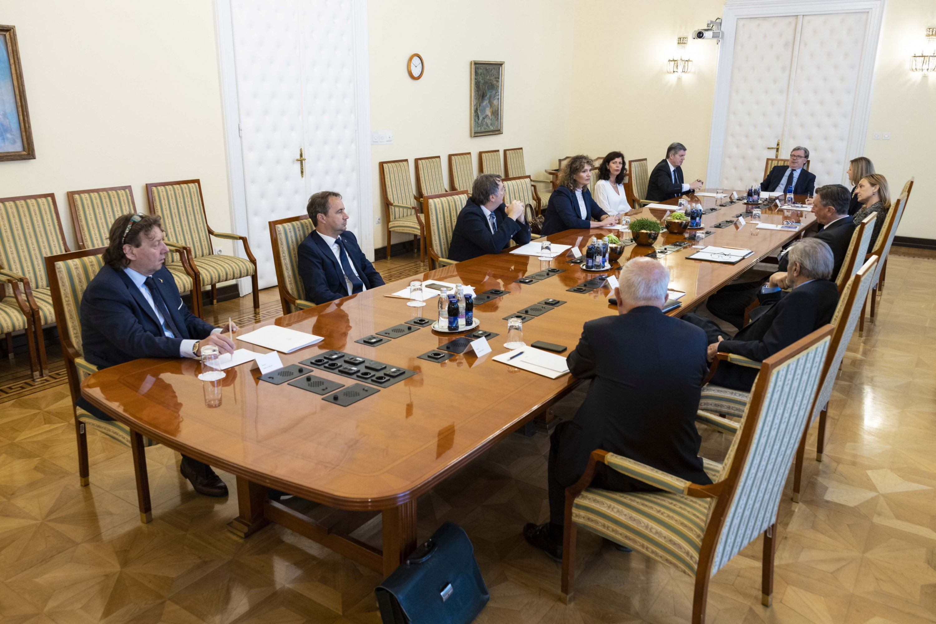 Pogovor predsednika Pahorja s predstavniki Slovencev iz Italije