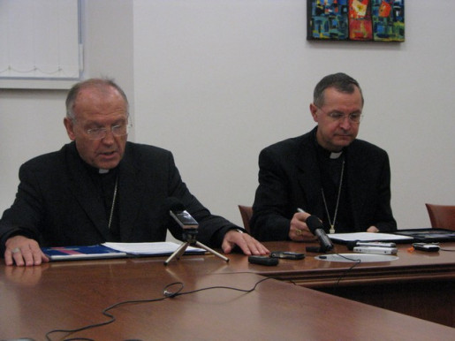 Ljubljanski nadškof Anton Stres in mariborski nadškof Marjan Turnšek