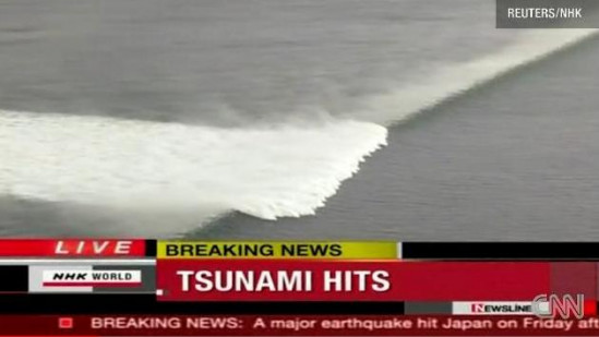 Cunami se približuje Japonski