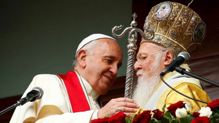 Papež Frančišek in patriarh Bartolomej