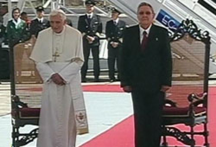 Benedikt XVI. in predsednik Kube