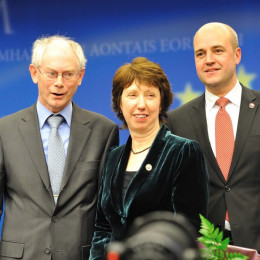 Herman Van Rompuy  in Catherine Ashton (photo: Evropska komisija)