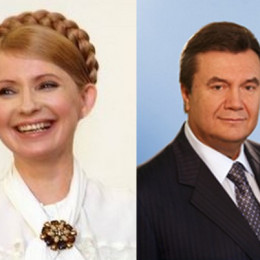 Julijo Timošenko in Viktor Janukovič (photo: Wikipedia)