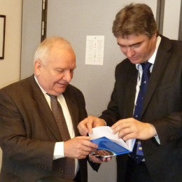 Milan Zver in Joseph Daul (photo: Klemen Žumer)