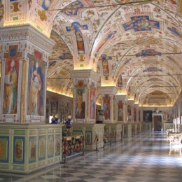 Sikstinska dvorana, prvi sedež Vatikanske knjižnice (photo: Wikipedija)