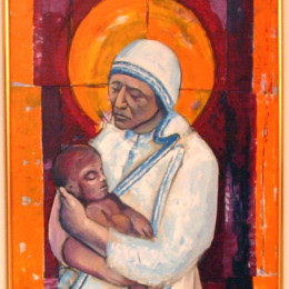 Podoba Matere Terezije v radijski kapeli (photo: ARO; Podoba Matere Terezije v radijski kapeli)