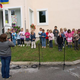 Blagoslov vrtca na Vrhniki (photo: Marko Smodiš)