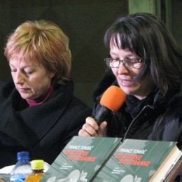 dr. Rosvita Pesek in Marta Lavrič Tomšič (photo: ARO)